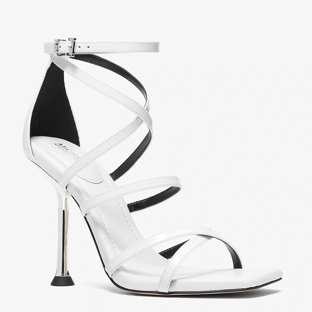 NEW! MICHAEL MICHAEL KORS Imani Patent Leather Sandal - Size 9.5 👠